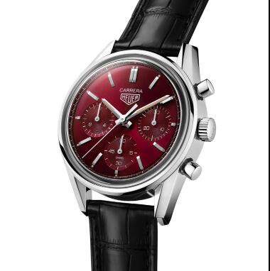 Rött vin påhandleden:TAG Heuer Carrera Red Dial klockor kopior i begränsad upplaga