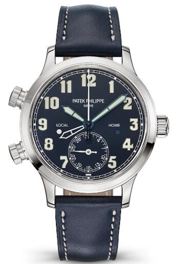 Patek Philippe Calatrava Pilot Travel Time klocka kopia Surprise Debut